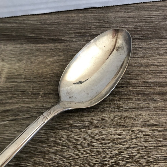 Vtg Wm Rogers Silver Flatware Spoon - Picture 4 of 11